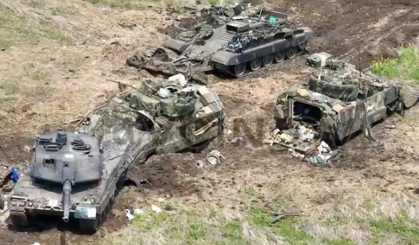 Gan 1/3 xe boc thep cua My gui den Ukraine da khong con kha nang hoat dong