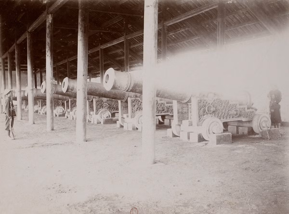 Những khẩu súng thần công của Vua Thành Thái.