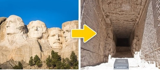 Sau khi hoàn thành, căn phòng bí mật là nơi cất giữ các bức phù điêu bằng gốm có ghi lại nhiều văn bản liên quan tới thời khắc lịch sử quan trọng của nước Mỹ như: Tuyên ngôn Độc Lập, Hiến Pháp, Tuyên ngôn Nhân quyền, bản tiểu sử về chính Gutzon Borglum...