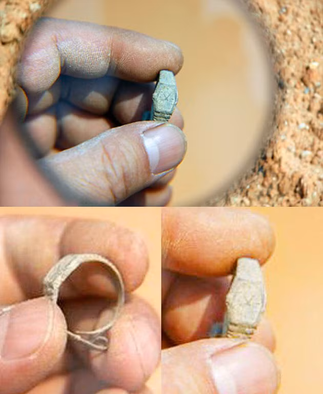 Vật thể bí ẩn dày khoảng 2 mm và có mặt giống như một chiếc đồng hồ với kim số đang dừng ở mốc 10h6. Điều khiến các chuyên gia ngạc nhiên hơn là phía sau chiếc đồng hồ này có khắc dòng chữ "Swiss" - tên tiếng Anh của Thụy Sĩ.