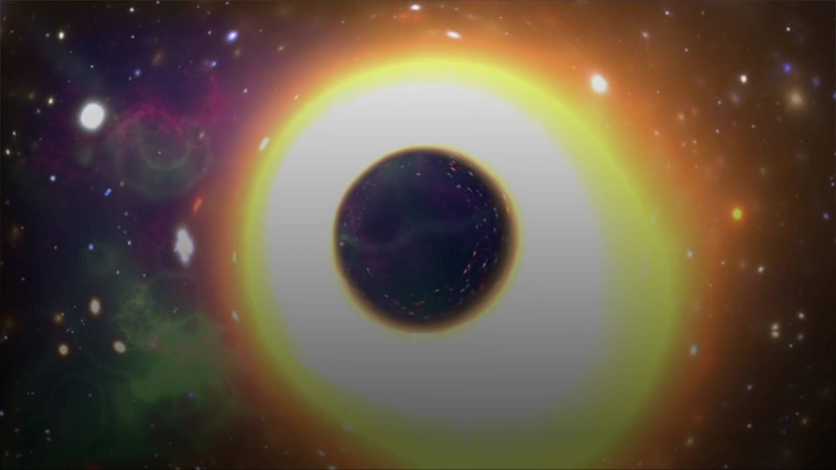 Sự phát sáng cho thấy hố đen ở thiên hà CEERS 1019 đang tích cực ăn vật chất xung quanh. Những hố đen đang "ngấu nghiến" như vậy được bao quanh bởi các luồng khí bụi hay gọi là đĩa bồi tụ.