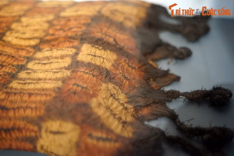 Váy làm bằng vải dệt từ sợi lá cọ raphia, hoa văn tạo bằng kỹ thuật nhuộm bao vải của người Dida ở Bờ Biển Ngà. Trước đây loại vải này là tài sản của các gia đình quyền quý, chỉ dùng trong dịp đặc biệt. Chúng là tác phẩm của những phụ nữ cao tuổi và bà góa.