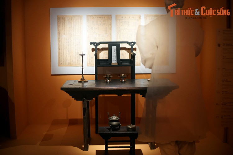 Khu vực phía trong cùng của ngôi nhà hanok là sadang (từ đường), nơi đặt bài vị tổ tiên.