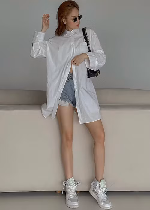 1 năm trở lại đây, vóc dáng của Miu Lê không còn quá rắn rỏi.