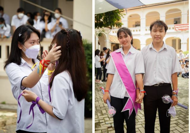 Hoc sinh Le Hong Phong va khoanh khac ca doi khong quen trong le be giang-Hinh-3