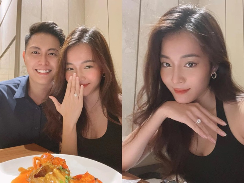 Ngày 1/4 vừa qua, Karen Nguyễn được cầu hôn. Trong tháng 6 tới đây, nữ diễn viên sẽ tổ chức hôn lễ. Ảnh: Dân Việt