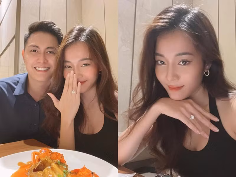 Ngày 1/4 vừa qua, Karen Nguyễn được cầu hôn. Trong tháng 6 tới đây, nữ diễn viên sẽ tổ chức hôn lễ. Ảnh: Dân Việt