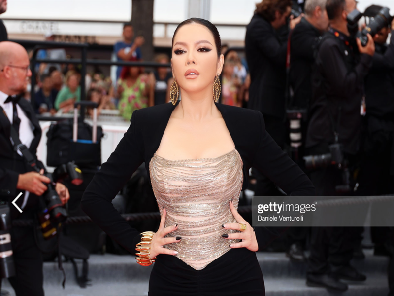 Getty Images chú thích: "Lý Nhã Kỳ tham gia buổi công chiếu phim "Forever Young".