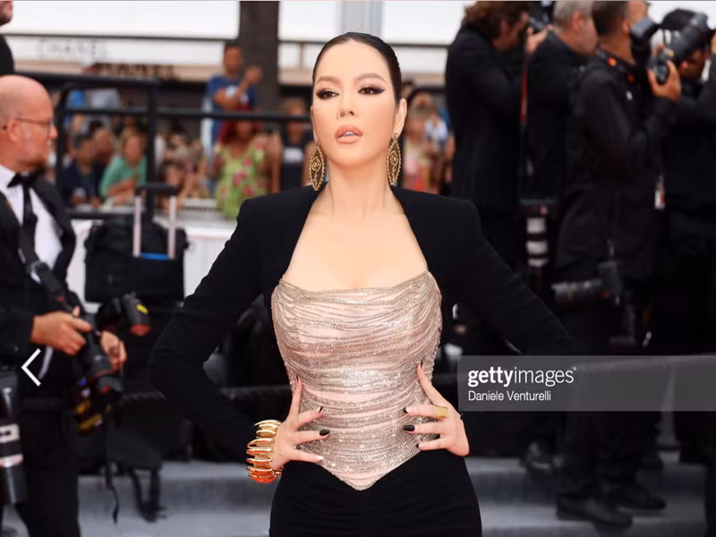 Getty Images chú thích: "Lý Nhã Kỳ tham gia buổi công chiếu phim "Forever Young".