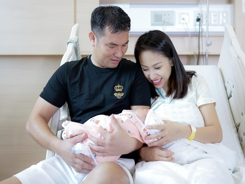 Nữ MC cho biết, con gái tên thật là Đặng Bình An, tên thân mật là Vừng.