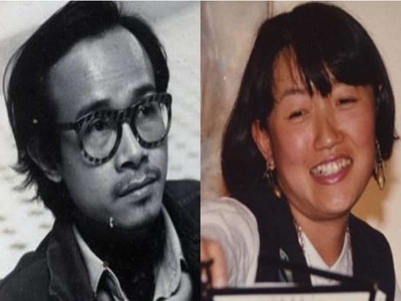 Trong “Em và Trịnh”, Nakatani Akari vào vai Yoshii Michiko (trong ảnh). Theo Thể thao văn, Yoshii Michiko là mối tình đặc biệt của cố nhạc sĩ Trịnh Công Sơn (trong ảnh) ở những năm tháng trung niên. Cô sinh viên người Nhật Michiko đã yêu Việt Nam và cụ thể là nhạc Trịnh. Sau những cuộc điện thoại và những lần gặp gỡ tại Việt Nam, một tình yêu dịu dàng dần hình thành thông qua cầu nối của âm nhạc. Ảnh: Tiền Phong