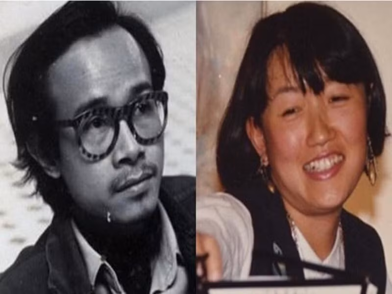 Trong “Em và Trịnh”, Nakatani Akari vào vai Yoshii Michiko (trong ảnh). Theo Thể thao văn, Yoshii Michiko là mối tình đặc biệt của cố nhạc sĩ Trịnh Công Sơn (trong ảnh) ở những năm tháng trung niên. Cô sinh viên người Nhật Michiko đã yêu Việt Nam và cụ thể là nhạc Trịnh. Sau những cuộc điện thoại và những lần gặp gỡ tại Việt Nam, một tình yêu dịu dàng dần hình thành thông qua cầu nối của âm nhạc. Ảnh: Tiền Phong