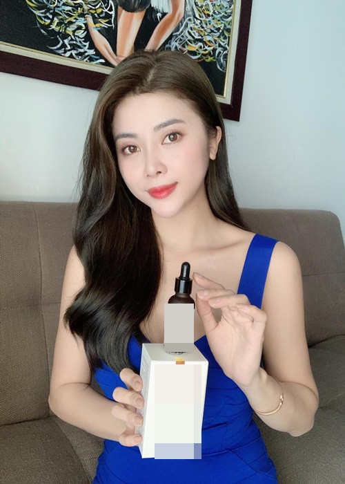 Ít ngày trước, Minh Sương chia sẻ hình ảnh quảng cáo sản phẩm.