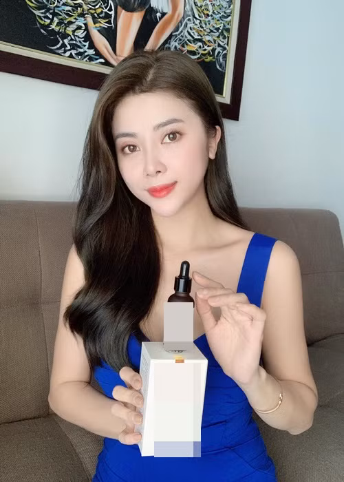 Ít ngày trước, Minh Sương chia sẻ hình ảnh quảng cáo sản phẩm.