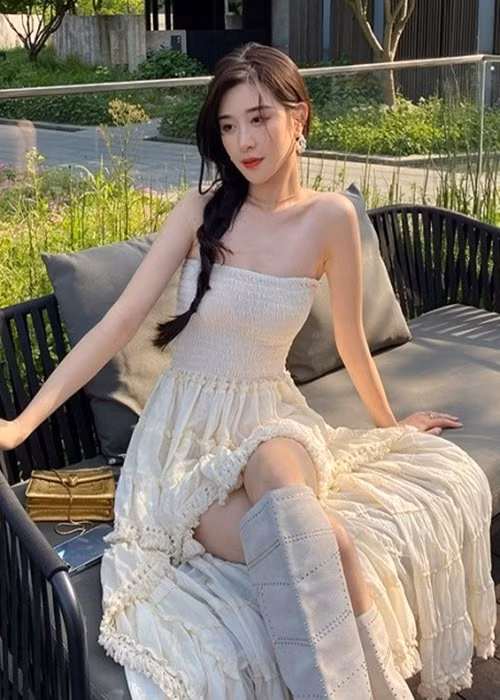 Châu Tử Nhiên bị lôi vào vụ ly hôn của Huỳnh Hiểu Minh và Angelababy khi một số người đặt nghi vấn cô là kẻ thứ ba. Ảnh: VTC