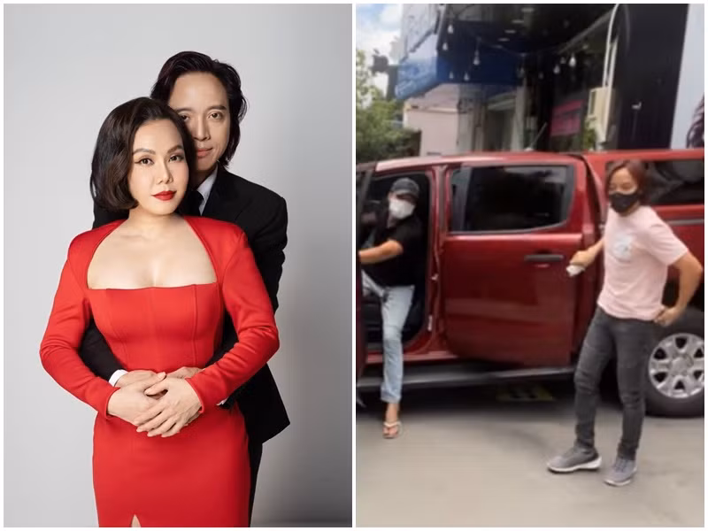 Việt Hương chi hơn 700 triệu mua xe tặng ông xã Hoài Phương. Ảnh: FBNV