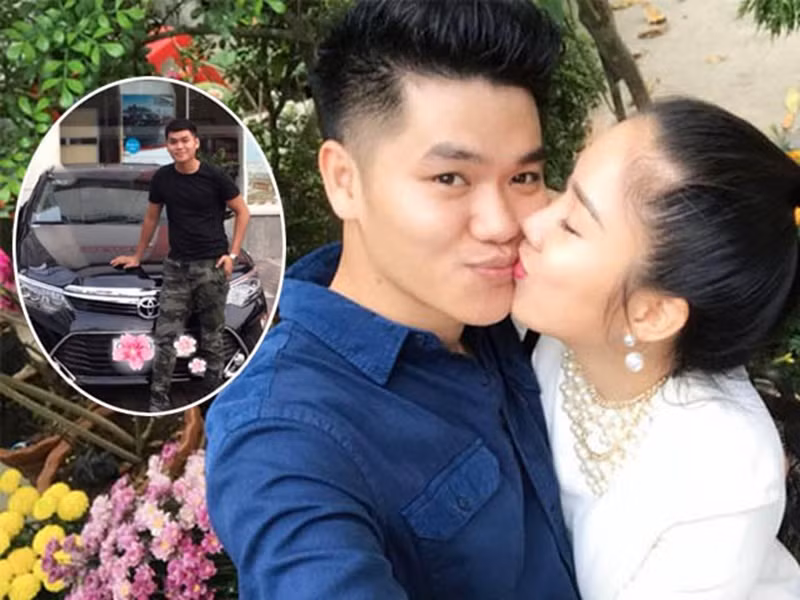 Lê Phương dành tặng ông xã Trung Kiên xe hơi nhân dịp sinh nhật lần thứ 26. Ảnh: Dân Việt