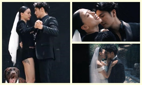 Phat sot clip hau truong chup anh cuoi cua Ngo Thanh Van - Huy Tran