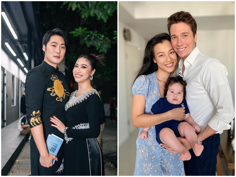 Cuộc chia tay của Pha Lê - doanh nhân Emmanuel Shin, Hoàng Oanh - Jack diễn ra trong năm 2022 và không gây ồn ào. Ảnh: Người đưa tin, FBNV