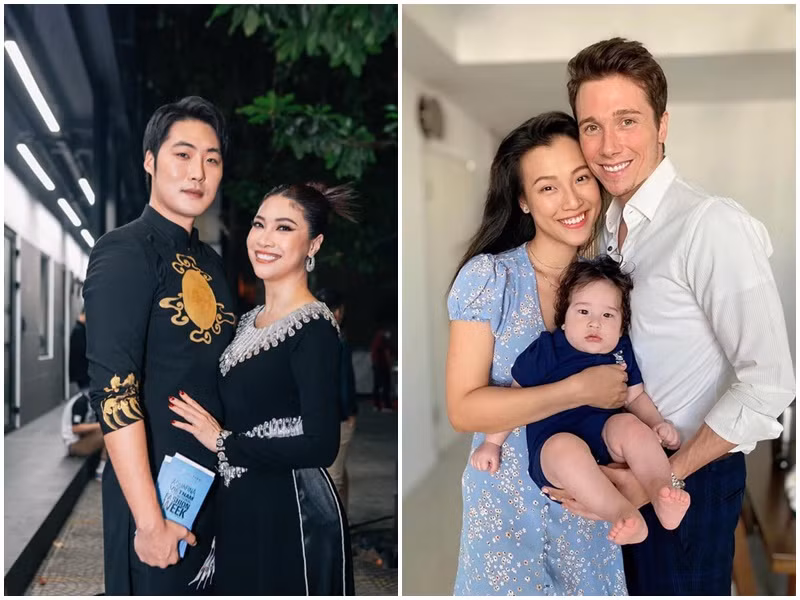 Cuộc chia tay của Pha Lê - doanh nhân Emmanuel Shin, Hoàng Oanh - Jack diễn ra trong năm 2022 và không gây ồn ào. Ảnh: Người đưa tin, FBNV