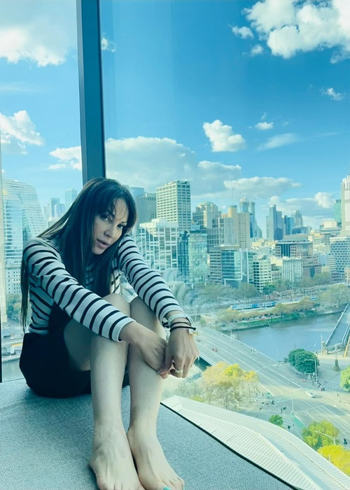 Trong khi đó, ở đời thường, Thanh Hà thường chuộng trang phục năng động.