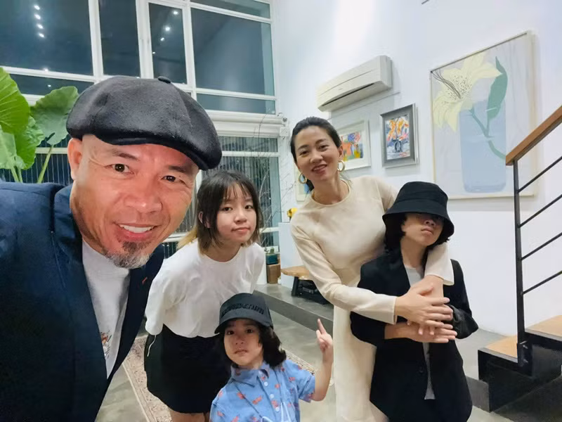 Ở cuộc hôn nhân đầu tiên, Huy Tuấn có một cô con gái. Ảnh: FBNV