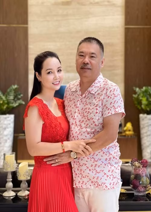 Doanh nhân Thang Văn Lương chưa bao giờ ghen tuông khi Mai Thu Huyền đóng cảnh tình cảm. Anh luôn hiểu và tôn trọng tính chất công việc, chưa bao giờ gặng hỏi vợ bất cứ điều gì.