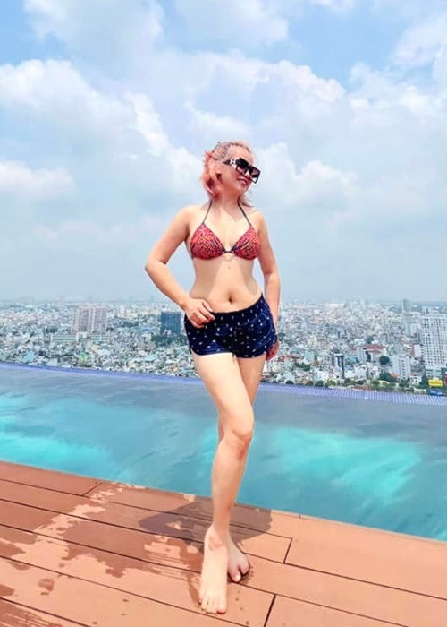 Dien vien 4 doi chong Hoang Yen cham dang anh mac tao bao