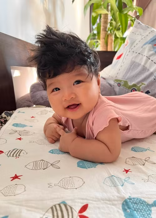 Con gái của Lê Bê La chào đời vào tháng 12/2021.