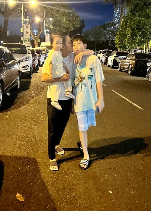 Dù có hạnh phúc mới bên Đàm Thu Trang song Cường Đô la vẫn không ngừng yêu thương bé Subeo.