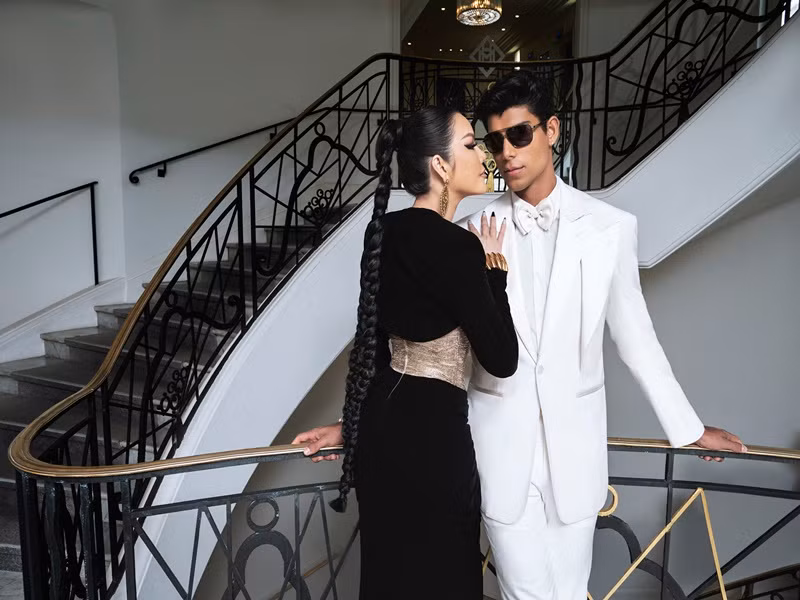 Castellani năm nay 22 tuổi,, sở hữu thân hình vạm vỡ, chiều cao khủng và gương mặt nam tính.