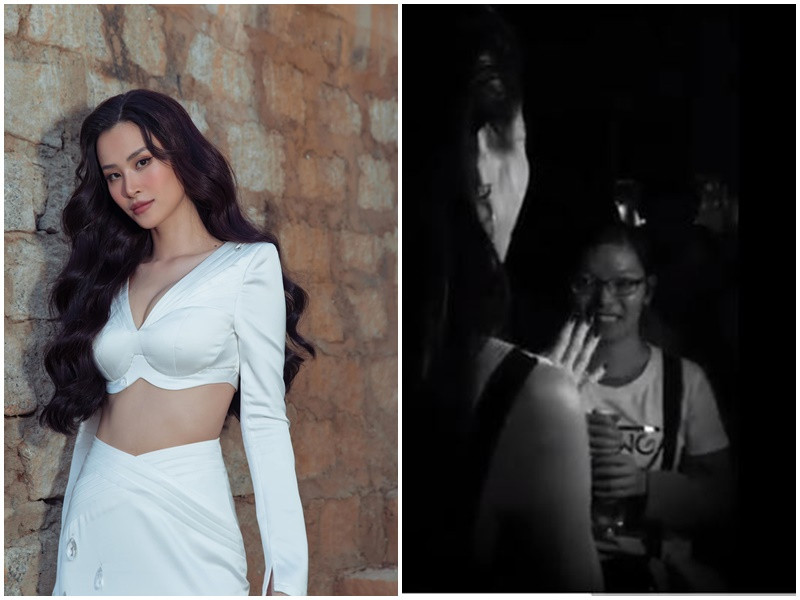 Trong một lần đứng nói chuyện với các fan, Đông Nhi biết được một người hâm mộ ngày hôm sau sẽ vào nhập viện mổ van tim nhưng vẫn đến cổ vũ. Nữ ca sĩ xúc động trước tình cảm của fan. Cô chúc cho ca mổ thành công và nhắc nhở fan không nên nhảy hay la hét quá nhiều nếu lần sau đi cổ vũ. Ảnh: Saostar