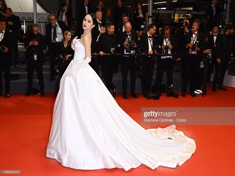 Sau Lý Nhã Kỳ, đến lượt Hương Giang Idol tham dự thảm đỏ Cannes 2022. Ảnh: Getty