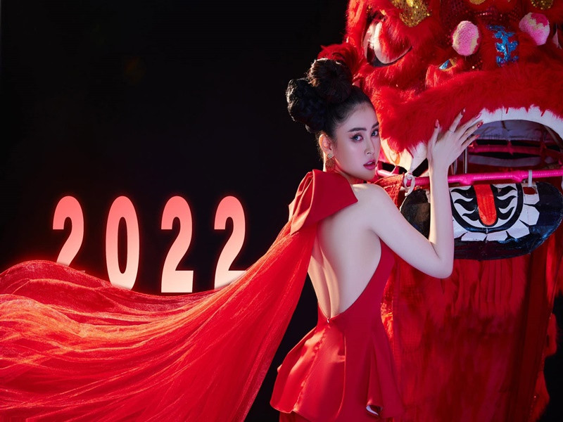 Lý Kim Thảo thường xuyên diện váy áo gợi cảm.