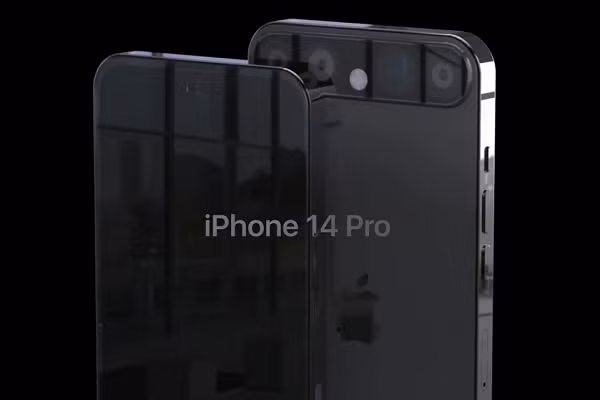 Phần còn lại, iPhone 14 Pro gần như tương đồng với phiên bản tiền nhiệm với mặt lưng kính, thiết kế vuông vức quen thuộc.