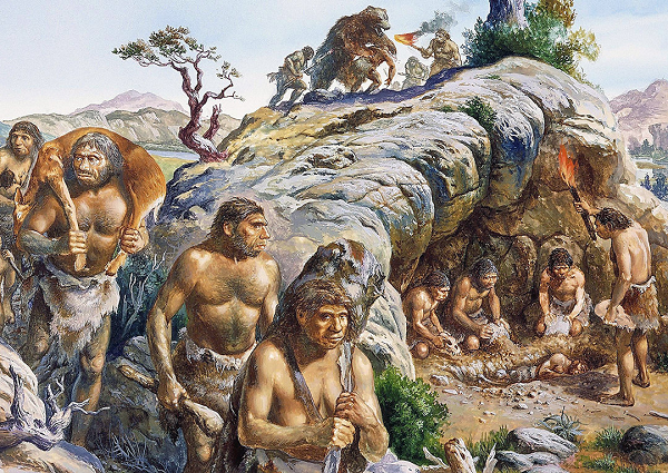 Lý thuyết "Out of Africa" liên quan đến cuộc di cư châu Phi trước đó của các bộ tộc Homo erectus , sau đó là sự phân tán của H. sapiens mà cuối cùng đã trở thành nền văn minh của con người.