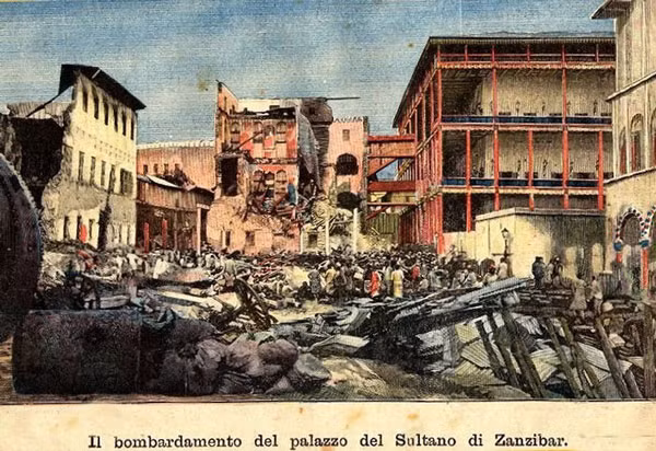 Cuộc chiến tranh Anh - Zanzibar diễn ra vào ngày 27/8/1986 là cuộc chiến ngắn nhất trong lịch sử, kéo dài 38 phút đến 45 phút.
