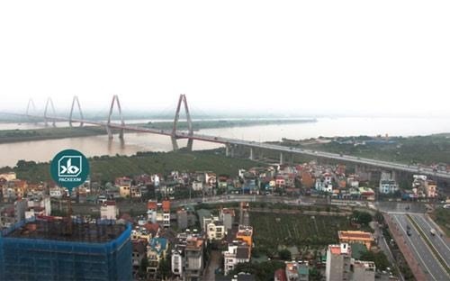 Tầm nhìn hướng cầu Nhật Tân từ dự án Packexim 2.