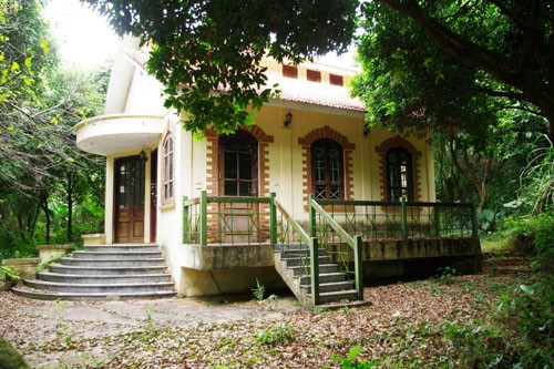 Những biệt thự mi ni bỏ hoang trong dự án.