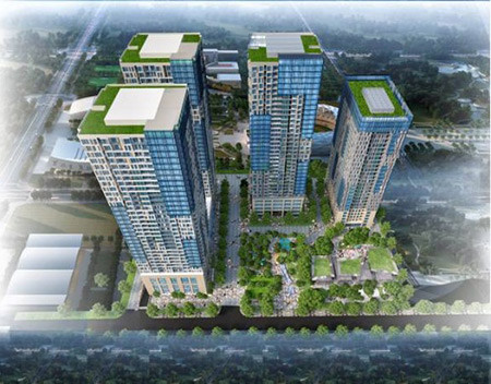 Ảnh phối cảnh tổng thể dự án.