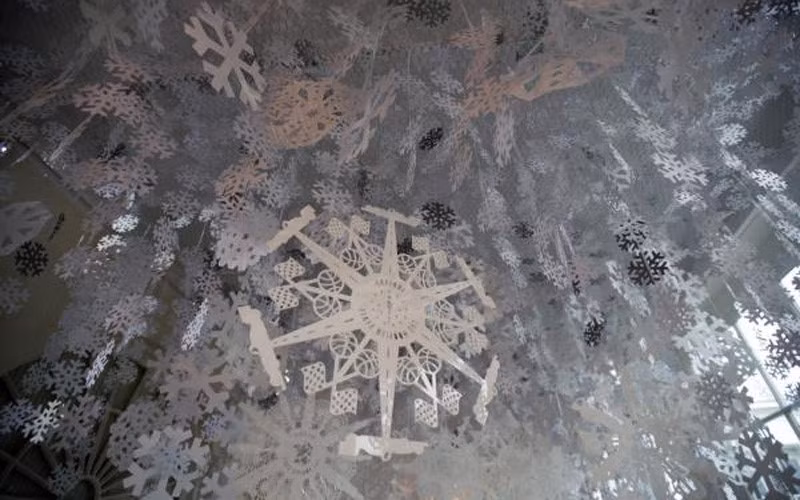 Chủ đề trang hoàng Giáng sinh trong Nhà Trắng năm nay là "Truyền thống trường tồn" nhằm phản ánh những giá trị văn hóa lâu đời ở nước Mỹ. (ảnh: UPI).