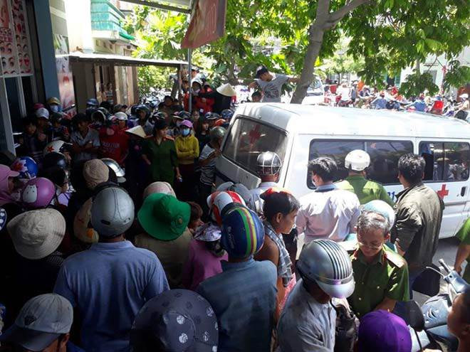 Hiện trường vụ án mạng. Nguồn ảnh: PLO