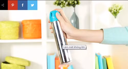 Bình xịt làm mát không khí. Theo các nhà nghiên cứu, ¼ thành phần các bình xịt làm mát không khí thuộc loại vật liệu độc hại, cơ thể dễ hấp thụ qua đường hô hấp. Một trong những hóa chất phổ biến nhất được tìm thấy trong chất làm mát không khí là phthalates. Chất này có thể làm thay đổi sự cân bằng nội tiết tố, gây dị tật bẩm sinh và các vấn đề sinh sản nếu hít trong thời gian dài.