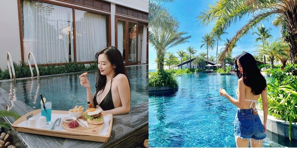 Theo đuổi phong cách quyến rũ, Jun Vũ chưa bao giờ khiến người xem thất vọng với những hình ảnh khoe trọn đường cong với số đo 3 vòng “chuẩn từng milimet” của mình.