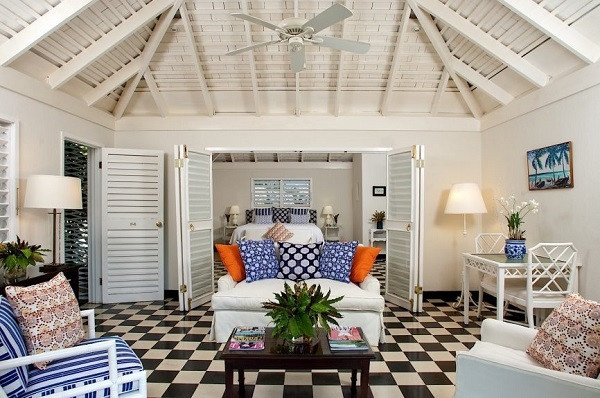 3. Khách sạn và Villas Round Hill, Vịnh Montego, Jamaica. Trong chuyến tham dự đám cưới của một người bạn, Hoàng tử Harry và Meghan đã dành một vài đêm nghỉ ngơi tại villa sang trọng của Round Hill.