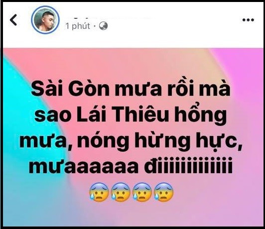 Không chỉ đăng status, dân tình còn đăng cả ảnh và video ghi lại khoảnh khắc quý giá của cơn mưa này.