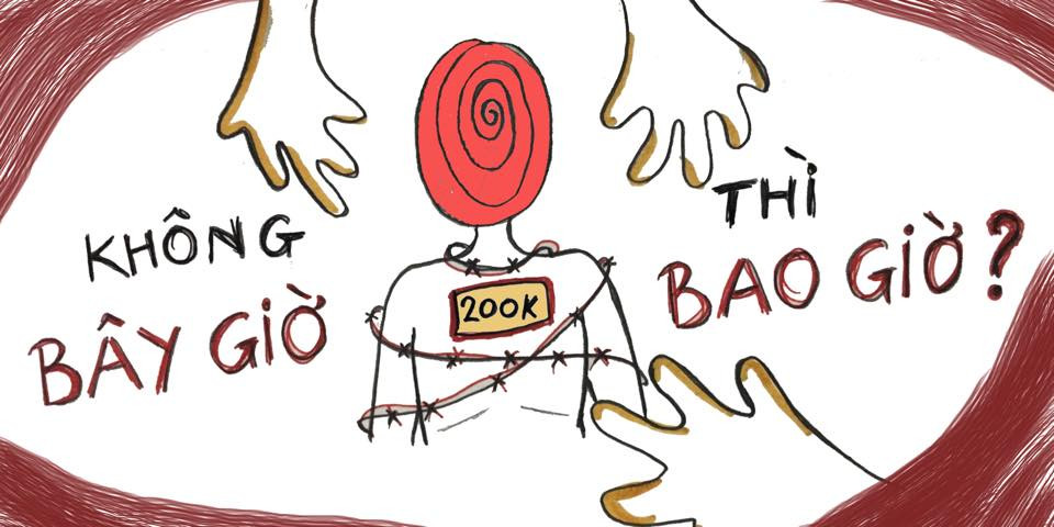 Cùng với hashtag #NếuNhư bày tỏ sự lo ngại về "những vụ ấu dâm, sàm sỡ trẻ em không được camera ghi lại" thì hashtag #nhanpham200k lại được nhiều người sử dụng để nói lên sự bức xúc, không đồng tình về cách xử phạt những đối tượng dâm ô trẻ em.