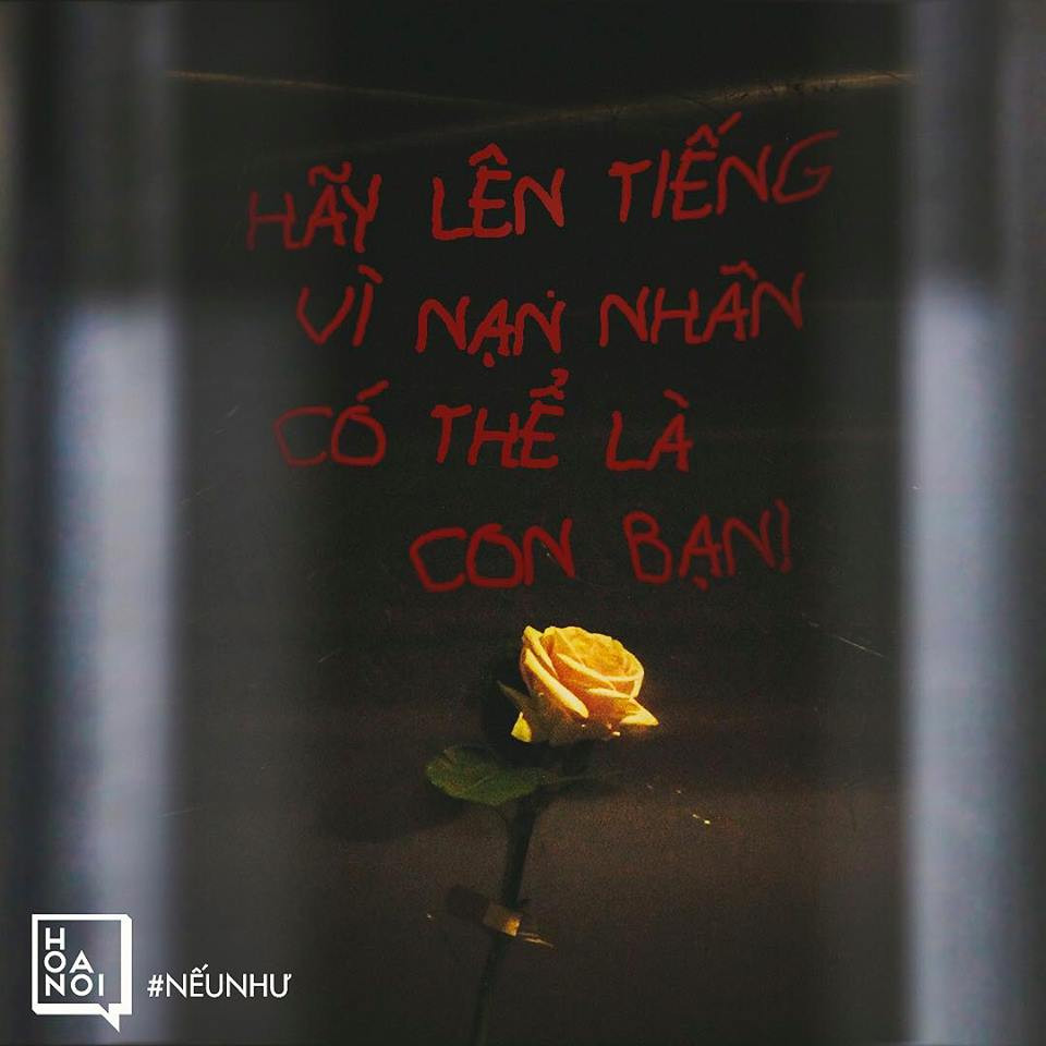 Thành viên Quyên Mũ Hai viết bình luận hưởng ứng phong trào từ fanpage Hoa Nói như sau: "Kể cũng ngộ, đi đâu cũng dắt con dắt cháu theo chăm bẵm quan sát bé nó từng bước thì bị chê là 'làm vậy trẻ nó thiếu tự lập, phụ thuộc gia đình...' Mà không nom thì bọn yêu râu xanh nó ra tay! Rồi đây là những trường hợp bề nổi được camera ghi lại... còn bao nhiêu góc tối ngoài xã hội, trong lòng người mà camera không soi tới?".