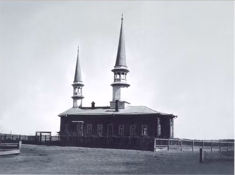 Một công trình kiến trúc ấn tượng ở thị trấn Semipalatinsk.