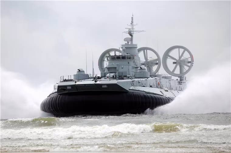 Zubr là lớp tàu đổ bộ đệm khí lớn nhất thế giới hiện nay do Liên Xô phát triển. Năm 2009, Trung Quốc đã ký thỏa thuận với Ukraine trị giá 315 triệu USD mua 4 chiếc Zubr (Ukraine định danh là Project 958 Bison). Trong đó, hai chiếc Zubr được đóng ở Ukraine còn hai chiếc được đóng tại Trung Quốc.